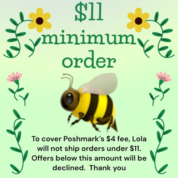 $11 Minimum Order Notice - Picture 1 of 2